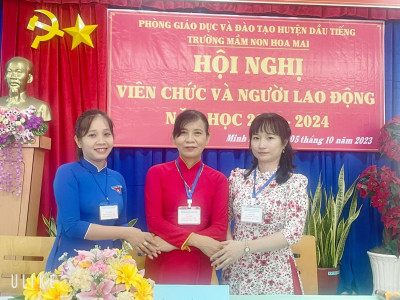 HỘI NGHỊ VIÊN CHỨC VÀ NGƯỜI LAO ĐỘNG NĂM HỌC 2023 - 2024
